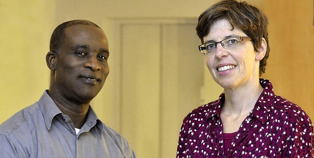 Emmanuel Armoo und Christine Ghne   | Foto: Michael Bamberger