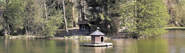 Der Schwanenweiher  im Schlosspark wir... Bhne der Donaueschinger Musiktage.    | Foto: Krickl