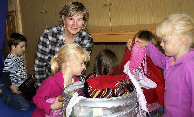 Rollenspiele mgen Kinder sehr, wie Ki...eder besichtigen kann, der es mchte.   | Foto: Marlies Jung-Knoblich