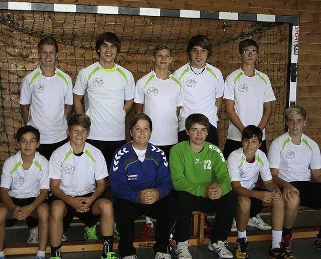 Hurra, Silber! Die Handballer der Ottenheimer Schule.  | Foto: schule