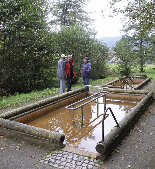 Die Wassertretstelle im Schindel.   | Foto: W. Beck