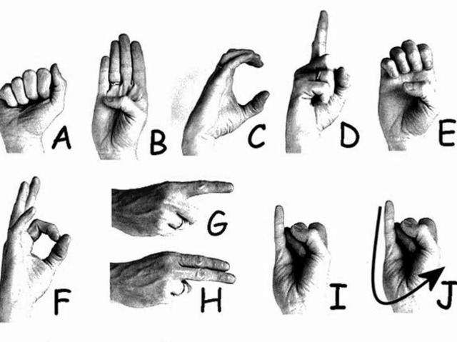Das ABC der Gebrdensprache.  | Foto: bz