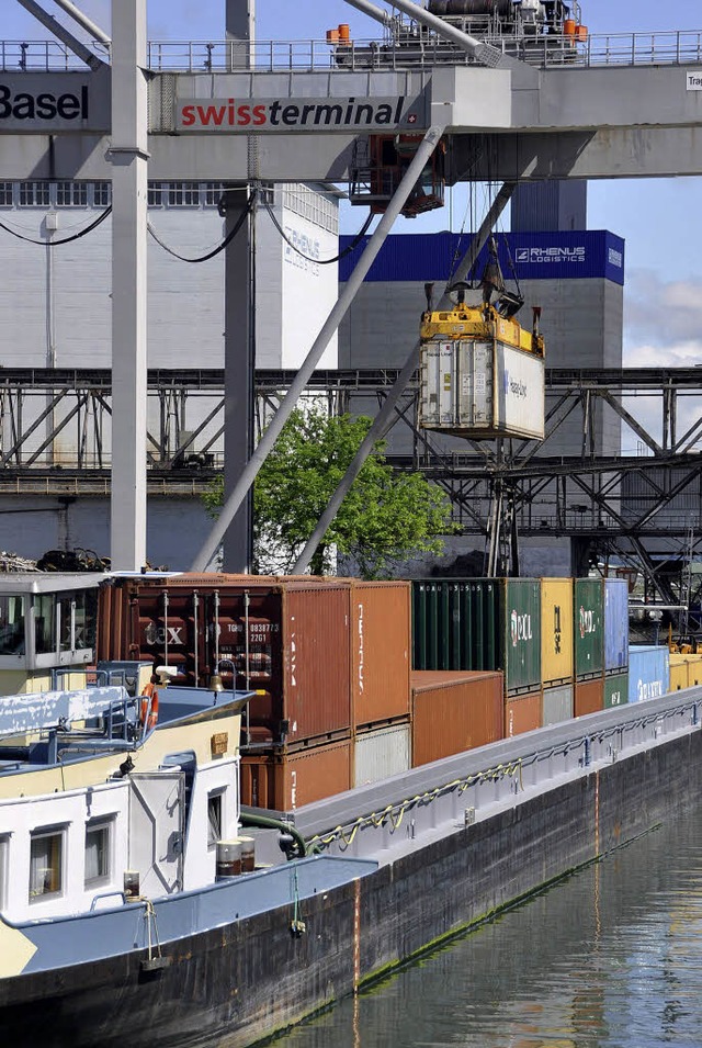 Die Schweizerischen Rheinhfen sind eines der untersuchten Gewerbegebiete.   | Foto: Gramespacher