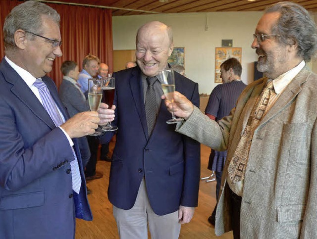 Stoen auf 25 Jahre Schulleiter an: Di...), Norbert Dietrich und Wolfgang Bocks  | Foto: Peter Gerigk