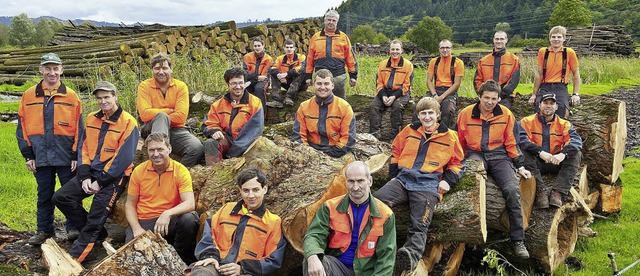 Rund  20 Forstwirte  sind im Ortenaukr..., deren Maschinen zum Einsatz kommen.   | Foto: dieter wissing