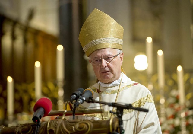 Der Vorsitzende der Deutschen Bischofskonferenz, Erzbischof Robert Zollitsch  | Foto: dpa