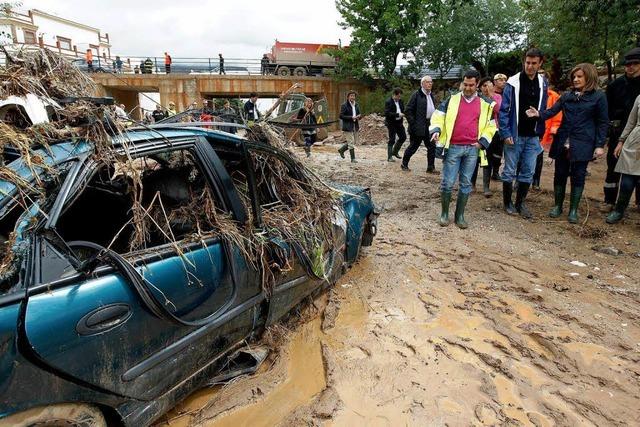 Zehn Tote bei Überschwemmungen in Südspanien