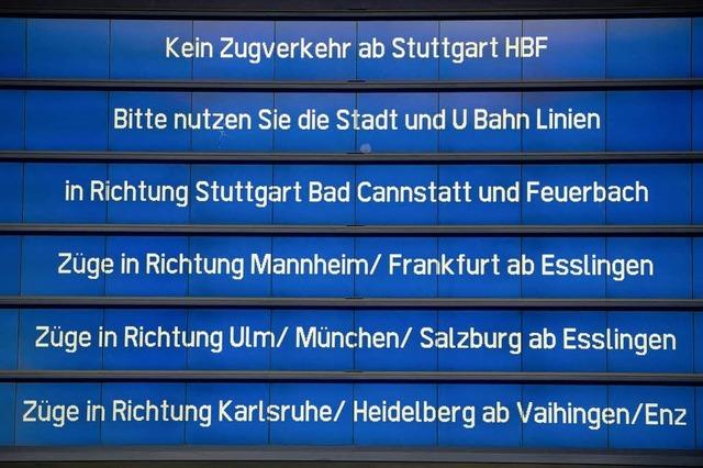Intercity in Stuttgart entgleist – Störungen für mehrere Tage