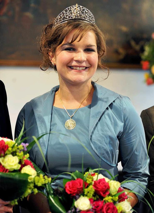 Natalie Henninger (Archivbild) ist Deutsche Weinprinzessin  | Foto: Rolf Haid, dpa