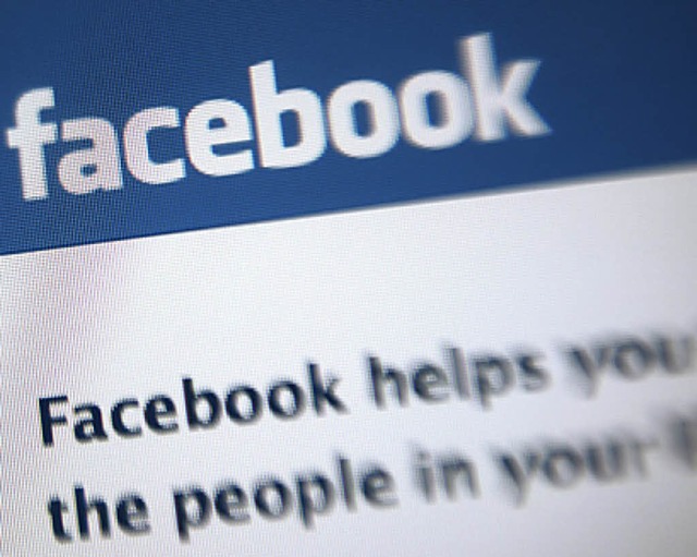 &#8222;Facebook helps you&#8220;... &#8211;  aber  nicht immer.   | Foto: AFP