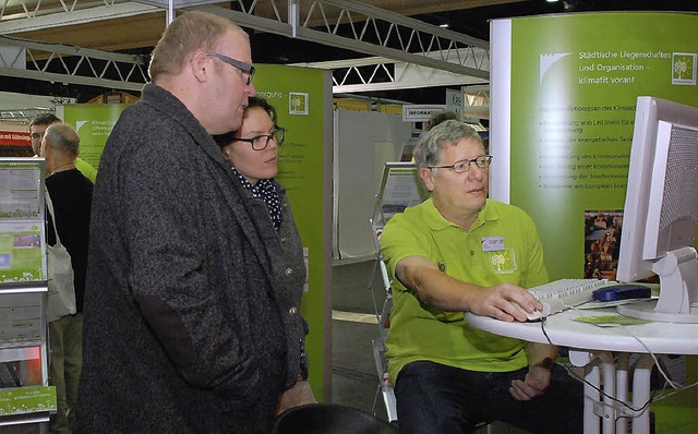 Der stdtische Energiemanager Hans-Jr...nergieverbrauch von Haushaltsgerten.   | Foto: gertrude siefke