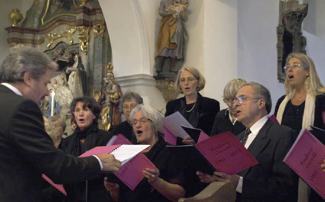 Ein gut besuchtes Konzert mit Chor- un... am Mittwoch in Strittmatt wiederholen  | Foto: Karin Stckl-Steinebrunner