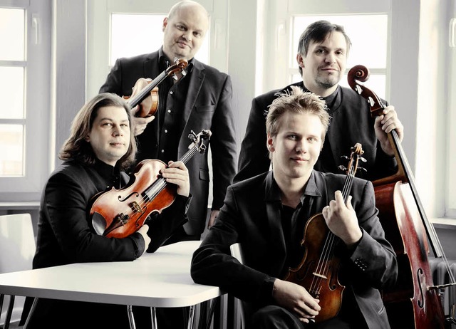 Treten in  Grenzach-Wyhlen auf: Das Szymanowski-Quartett   | Foto: Promo