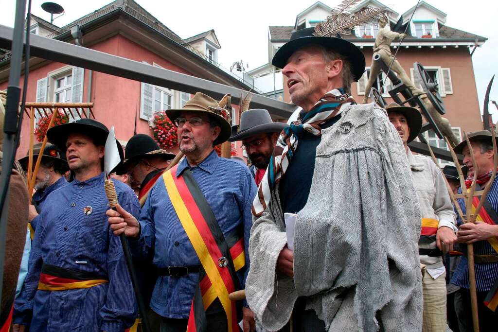 Das Historienspiel um Friedrich Hecker bewegte Massen von Menschen.