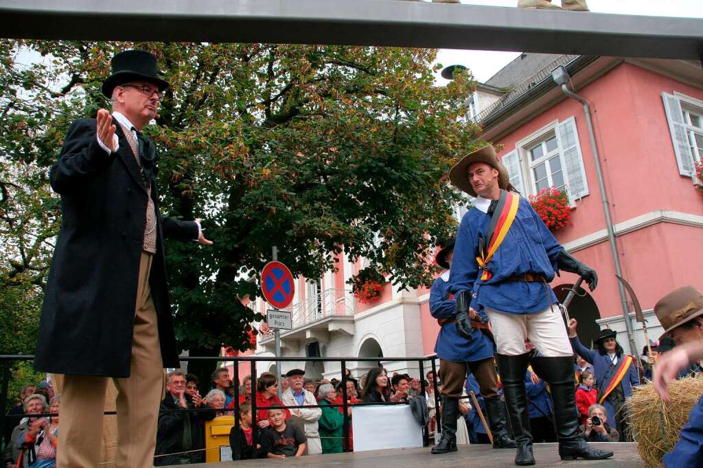 Das Historienspiel um Friedrich Hecker bewegte Massen von Menschen.