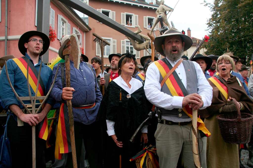 Das Historienspiel um Friedrich Hecker bewegte Massen von Menschen.