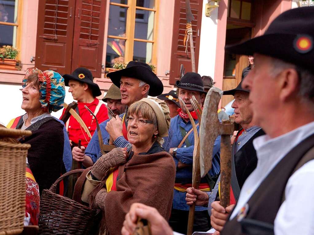 Das Historienspiel um Friedrich Hecker bewegte Massen von Menschen.