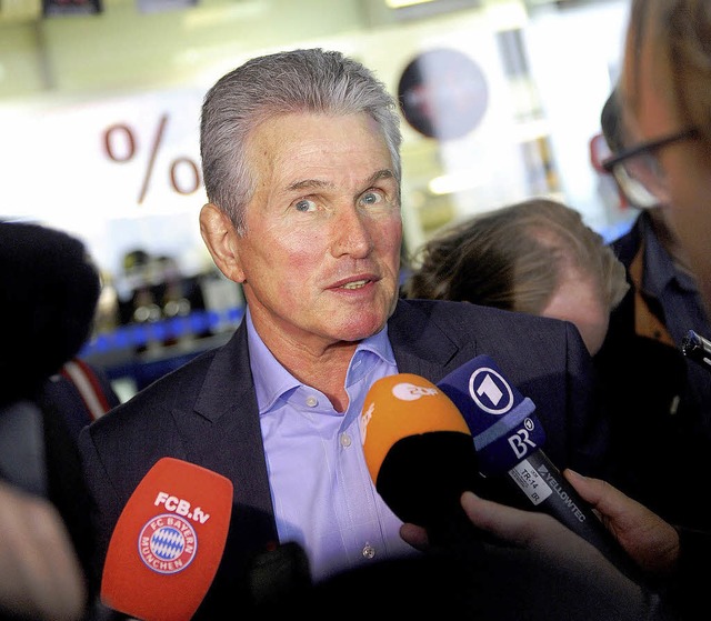 &#8222;Populismus knnen wir nicht geb...20;, sagt Bayern-Coach Jupp Heynckes.   | Foto: DPA