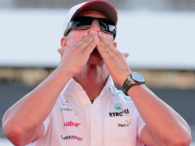 Michael Schumacher sagt dem Rennzirkus Adieu.  | Foto: dapd