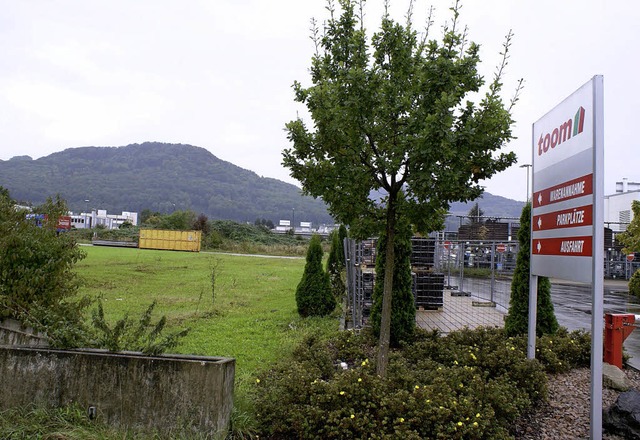 Toom-Markt in Bad sckingen will auf dieser Flche erweitern  | Foto: Krug