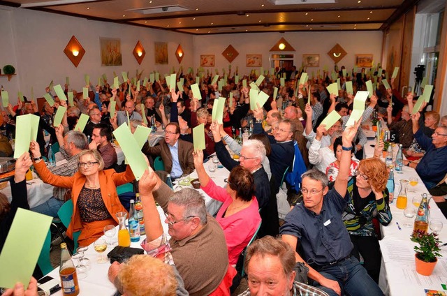 Groe Resonanz und Zustimmung bei der Grndungsversammlung.  | Foto: E-Werk