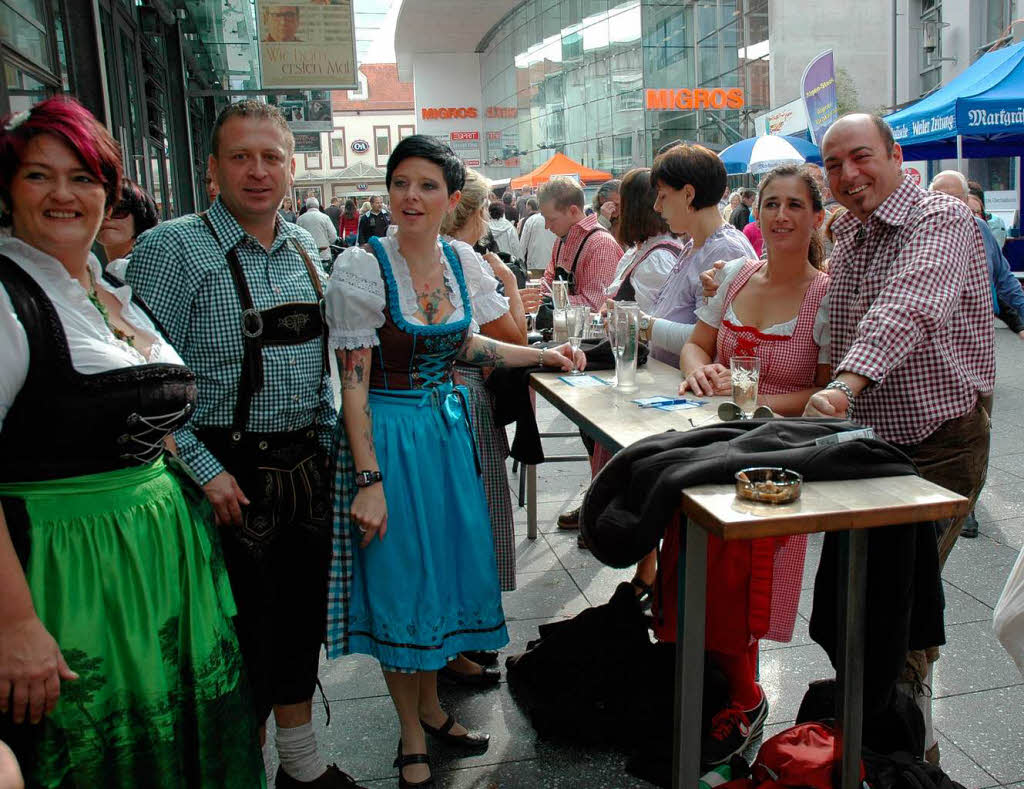 Buntes Leben in der Innenstadt