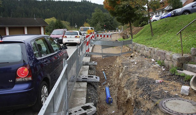 Rckbau der Grabenstrae am Ortseingang ins Urseetal  | Foto: Manfred-G. Haderer