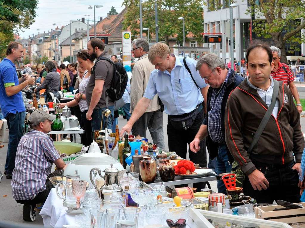 Bunt, kurios, vergilbt und vor allem gro war das Angebot