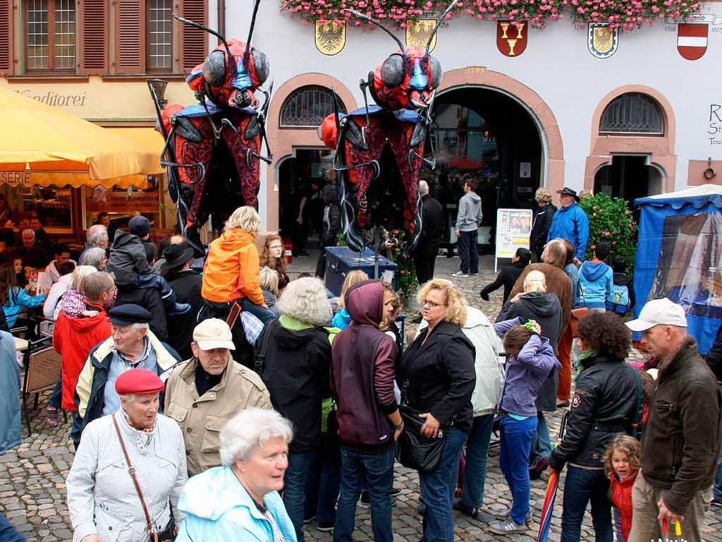 Allerlei skurrile bis unheimliche Begegnungen konnten die Besucher wieder am Sonntag im "Fabelhaften Staufen" machen.