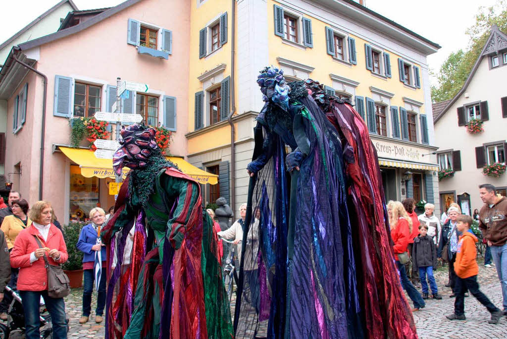 Allerlei skurrile bis unheimliche Begegnungen konnten die Besucher wieder am Sonntag im "Fabelhaften Staufen" machen.