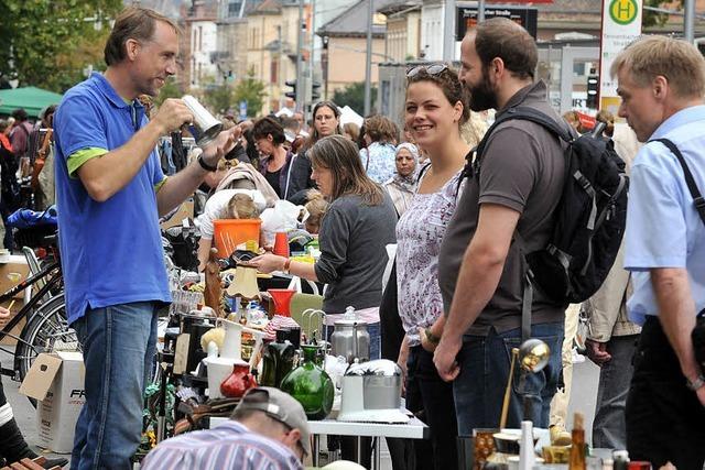 12000 Besucher beim Flohmarkt auf der Habsburger Strae