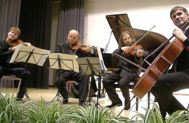 Das Szymanowski Quartett  in Grenzach-Wyhlen   | Foto: Roswitha Frey