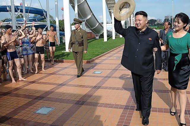 Kim Jong-un, der Fröhliche