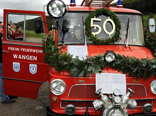 Das ganze Wochenende stand in Wangen u...#8222;Unser Opel Blitz wird 50&#8220;.  | Foto: Dietmar Noeske