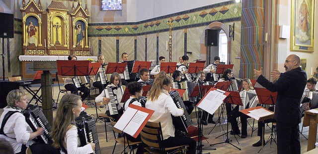 Spielt fr den guten Zweck: der Harmonikaverein Geroldseck  Reichenbach   | Foto: Heidi Fssel