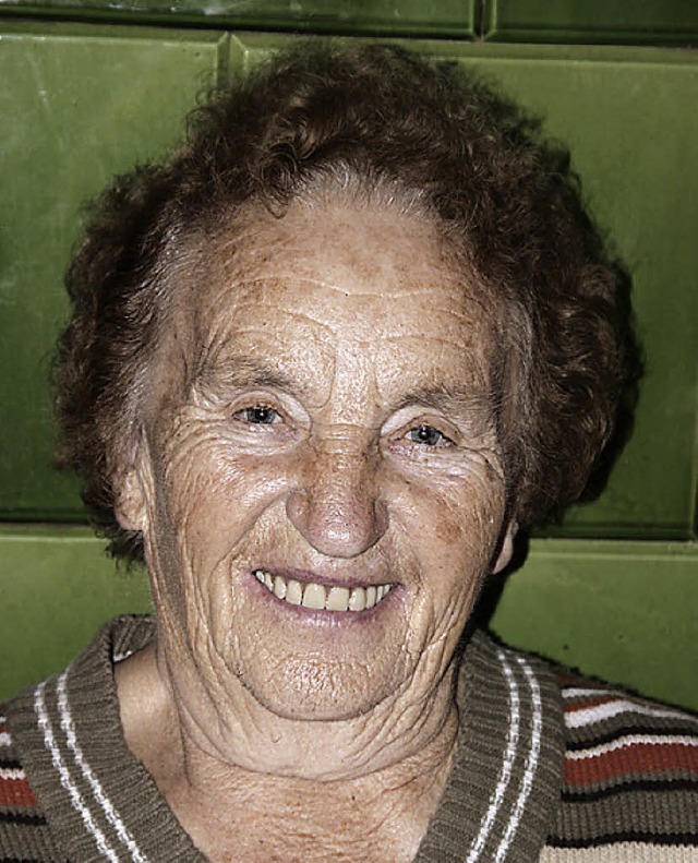 Klara Mller ist 80 Jahre  | Foto: Christiane Seifried