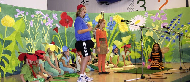 Der Eimeldinger Kinderchor begeisterte...ule im Schulzentrum Efringen-Kirchen.   | Foto: Marco Schopferer