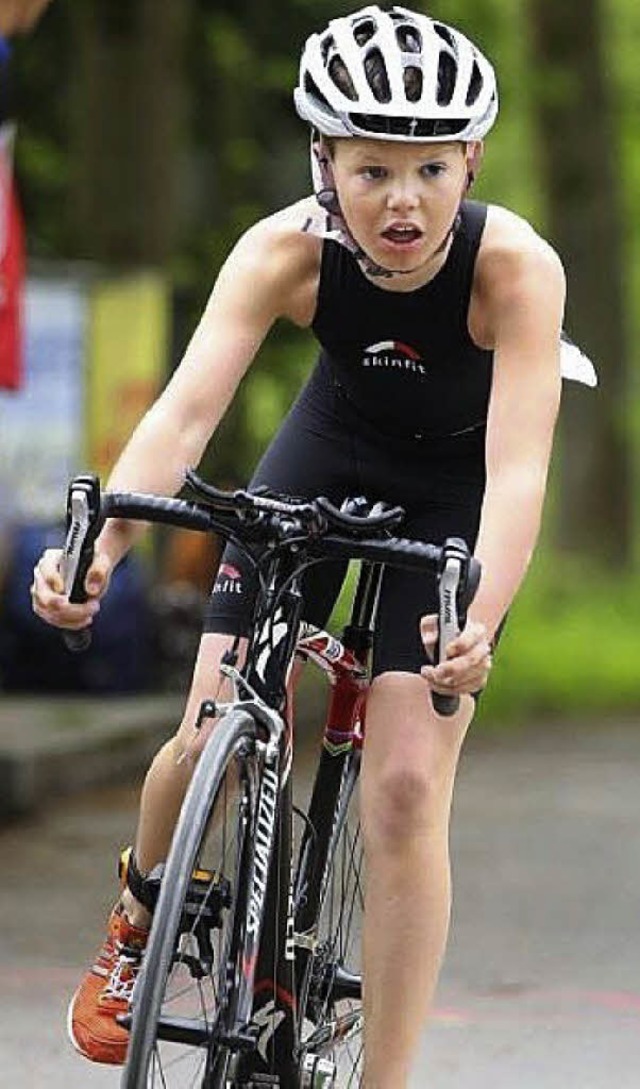 Magnus Mnner (12) aus Zell ist erfolgreicher Triathlet.   | Foto: Privat