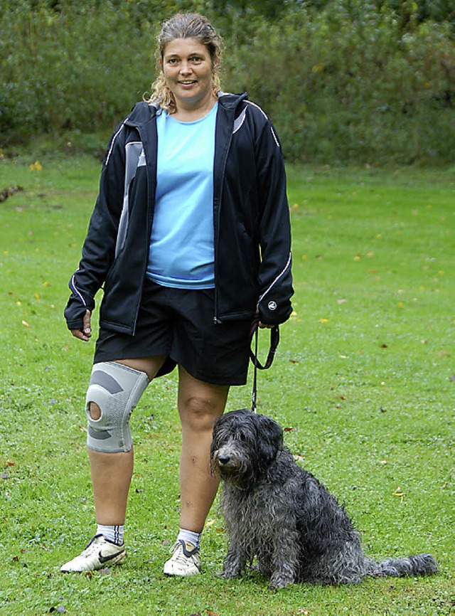 Heimsieg fr Nicole Venter und &#8222;...t im Turnierhundesport in Jechtingen.   | Foto: Vitt