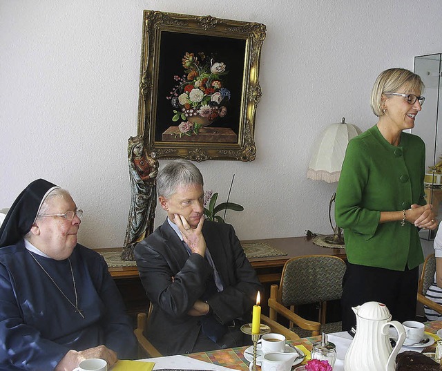 Dorothee Strr-Ritter war zu Gast im Altenheim St. Margareten.   | Foto: privat