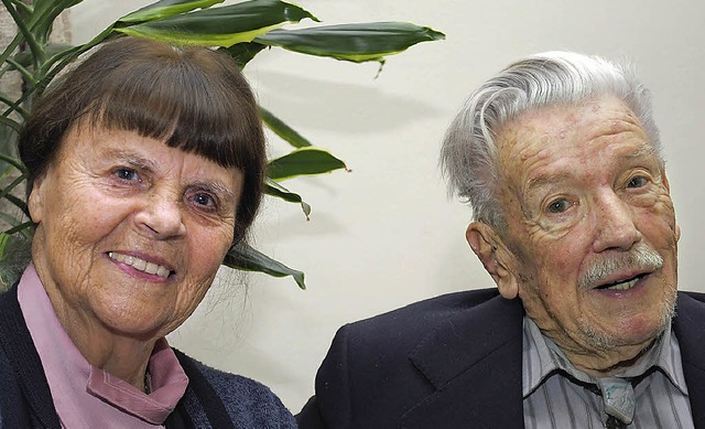 Paula und Rudolf Rttele feiern eiserne Hochzeit.   | Foto: Sedlak