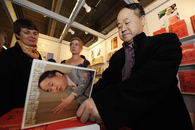 Mo Yan hat den Nobelpreis fr Literatur erhalten.  | Foto: AFP