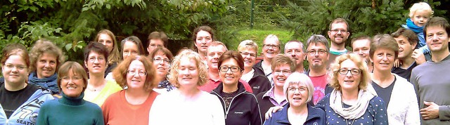 Workshop: die Sngerinnen und Snger des katholischen Singkreises   | Foto: Privat