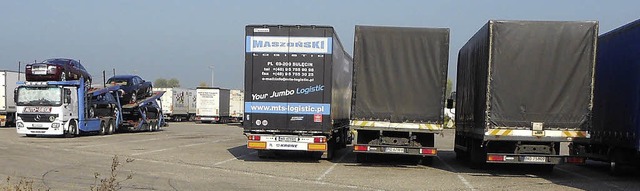 Bei der Standortsuche fr einen Lkw-Pa... der sich nur an manchen Tagen fllt.   | Foto: langelott