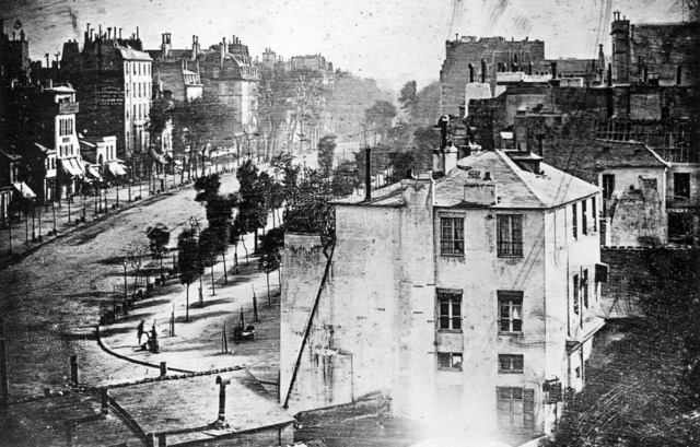 Louis Daguerres  Foto &#8222;Boulevard...leer &#8211; bis auf den Schuhputzer.   | Foto: Bayerisches Nationalmuseum/BZ