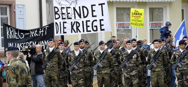 Das Jubilum der Deutsch-Franzsischen... angekndigt von Protesten begleitet.   | Foto: MNCH