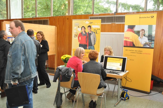 Welche Arbeitsmglichkeiten gibt es f...b-Forum in  der Breisacher Stadthalle.  | Foto: Kai Kricheldorff