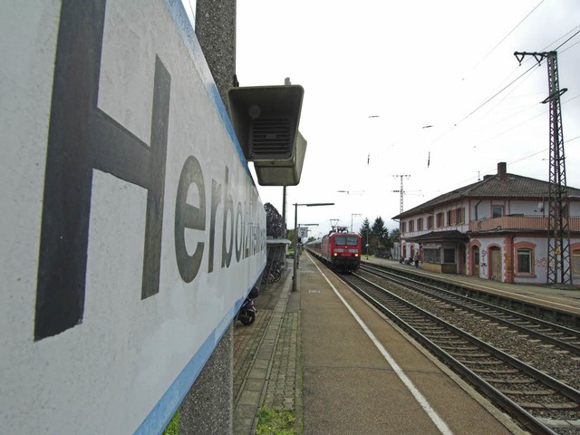 Wieder kam ein Jugendlicher  im Bahnhof Herbolzheim ums Leben.  | Foto: Siegfried Gollrad