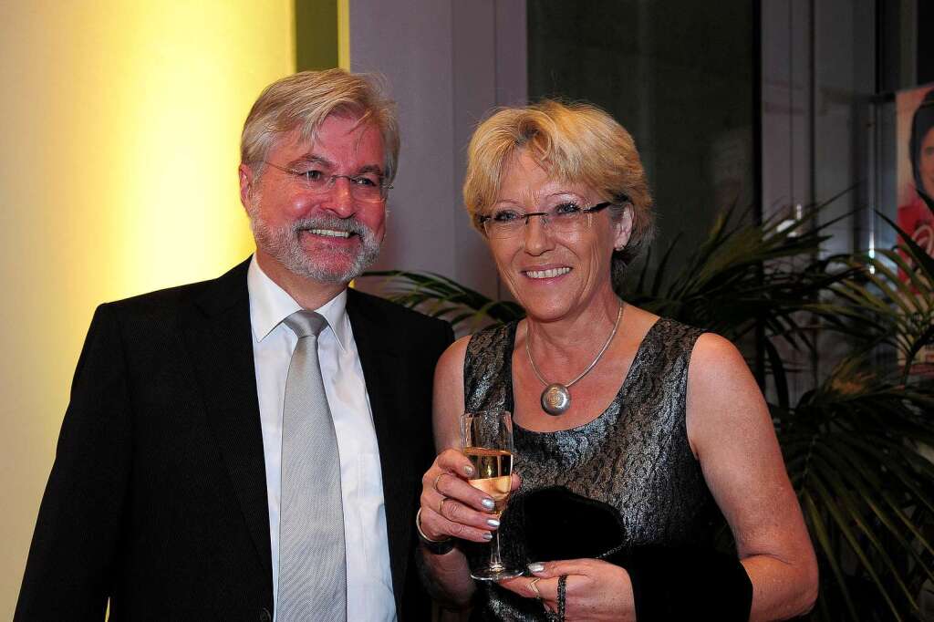 BZ-Chefredakteur Thomas Hauser mit seiner Ehefrau Beate