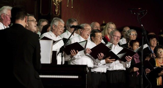 Beeindruckte beim Benefizkonzert : die...schaft Altdorf-Mnchweier-Schmieheim.   | Foto: Merkle